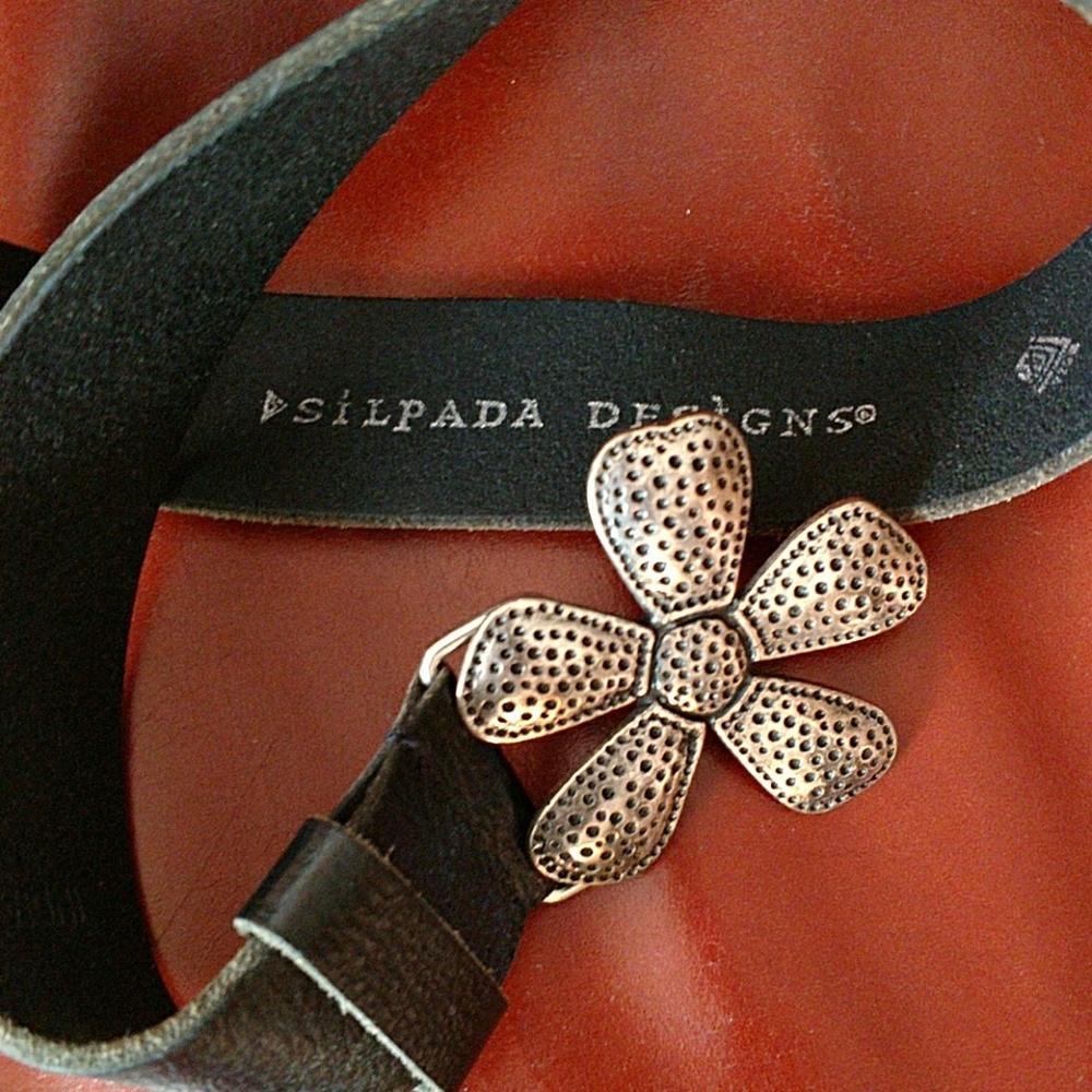 Silpada Flower Buckle Belt.